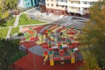 Детская площадка с резиновым покрытием ТАКОГО размера